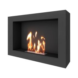 Биокамин SteelHeat WALL ONE 800 LITE черный (Стандарт)