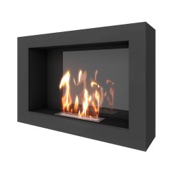 Биокамин SteelHeat WALL ONE 800 LITE черный (Стемалит)